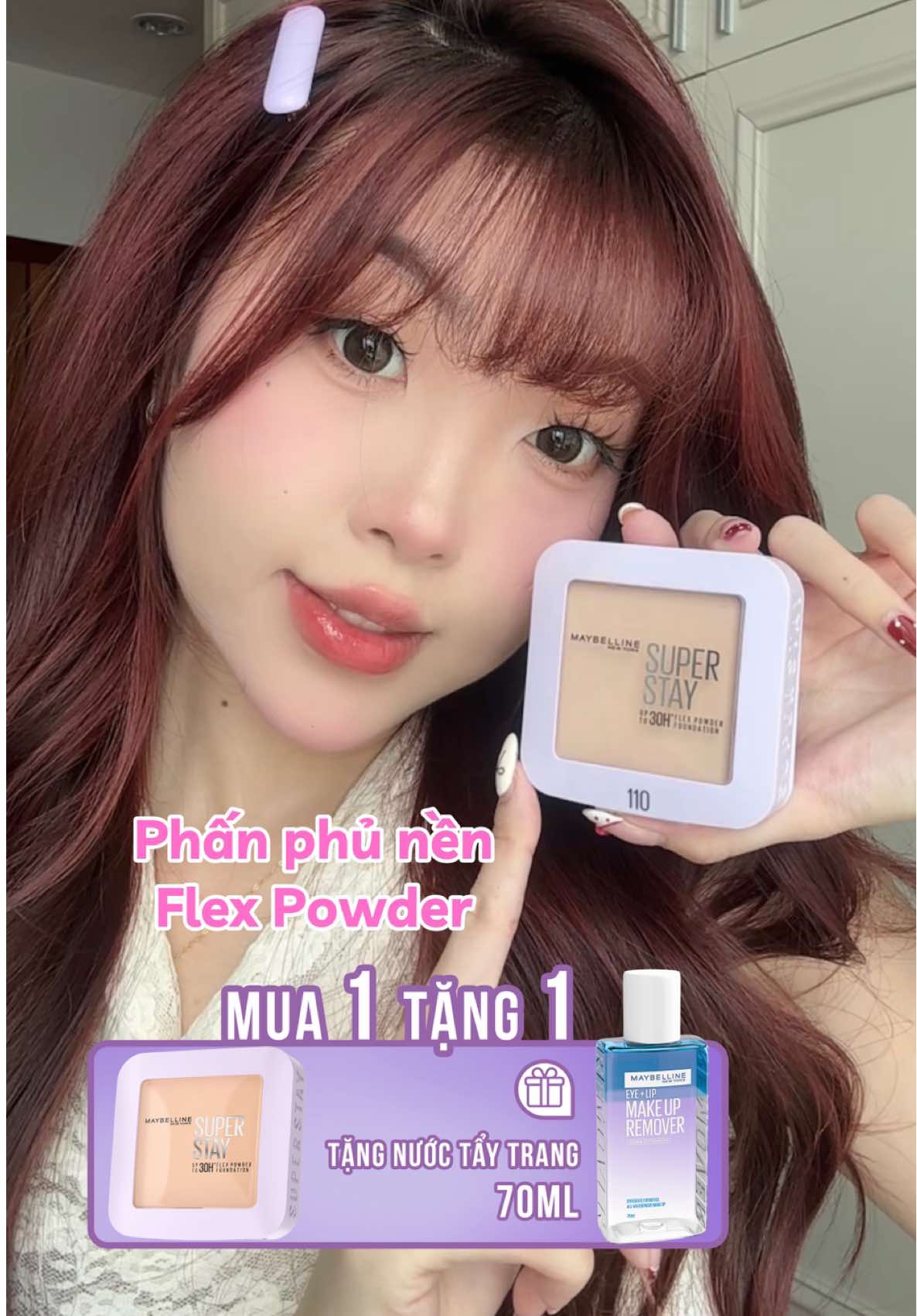 Phấn phủ nền ko lo bị đọng rãnh bể nền là đâyyy đi chơi cười nhăn nhó các kiểu hỏng còn nỗi lo nữa #makeup #HợpTácCùngMaybelline 