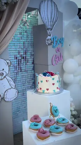 Baby Gender Reveal 🩵 #twins  #eventplanner #creatorinsights #thegideevent #eventsandstyle 