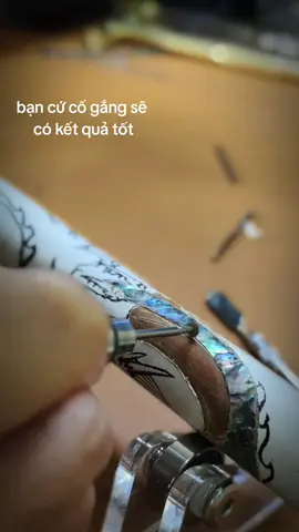 khảm rồng lên gậy bi-a custom bằng tay p1 ##khamcobia #cobiacustom #biliards #biatichcuc 