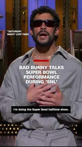 In his “Saturday Night Live” monologue, Bad Bunny addressed some of the backlash surrounding the announcement that he’ll be performing during the Super Bowl halftime show. #cnn #news #badbunny #SuperBowl #snl