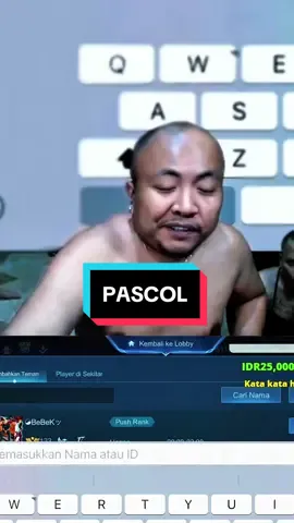 Kata kata hari ini ketua 🫵😎 #bangpascol #topglobalmiya #ketuanagahitam #pascolmania #mobilelegends 