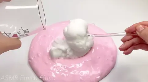 credits to emiko ffujio | #slime #slimeasmr #asmr #emikoffujio #fyp 