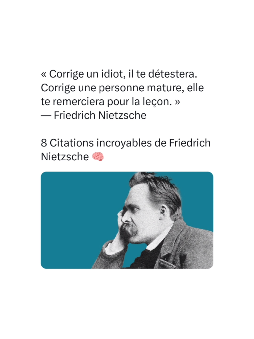 8 Citations incroyables de Friedrich Nietzsche #citations #philosophie #vie #nietzsche #inspiration 