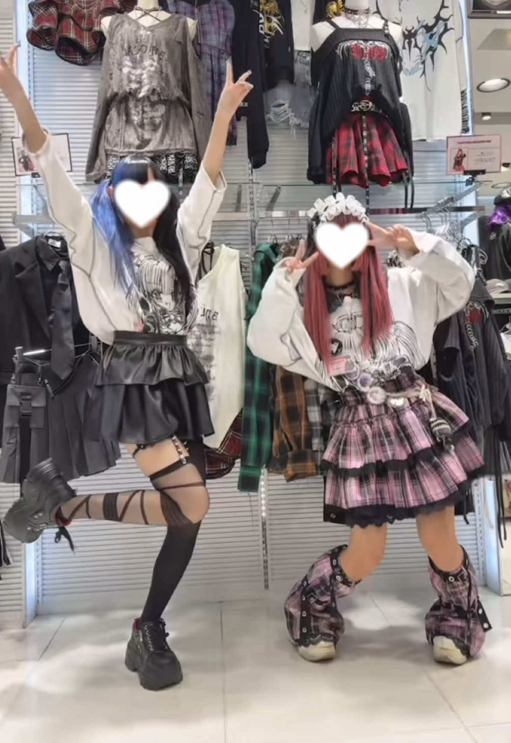 仲良しスタッフが二人で踊ってみた🧸🎀 #fyp #volcan_aphrodite #地雷系女子 #おすすめ #サブカル地雷 