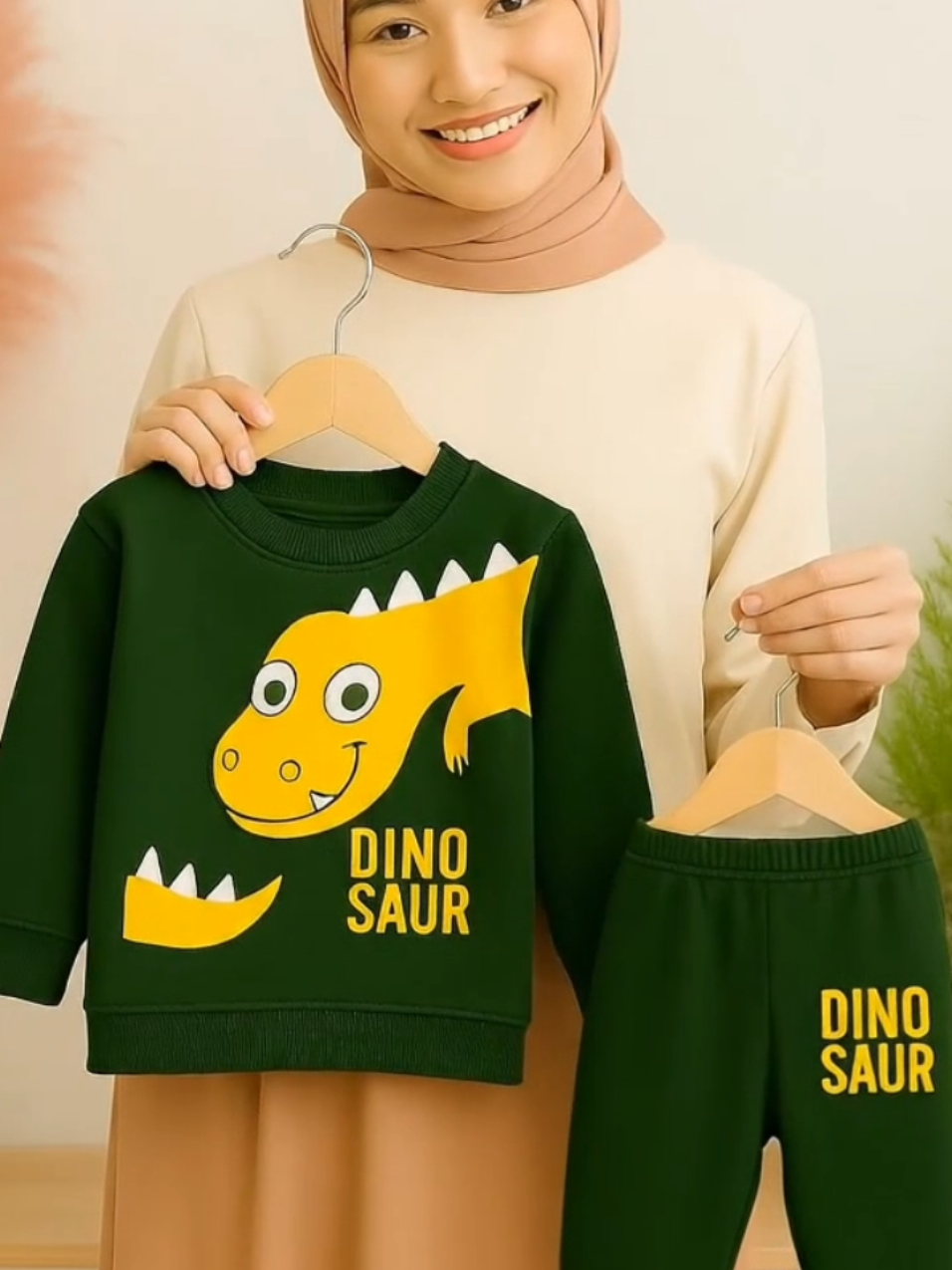 Setelan Anak Motif Dinosaurus 👕 Tampil Gaya & Gagah, Adem & Nyaman! Bunda, saatnya pilih setelan anak motif dinosaurus tampil gaya & gagah 😍 Bahannya adem, lembut, dan super nyaman ✨ cocok banget untuk pemakaian sehari-hari maupun jalan-jalan. Si kecil makin percaya diri & keren maksimal! #SetelanAnak #MotifDinosaurus #FashionAnak #OOTDAnak #SetelanAnakTrending