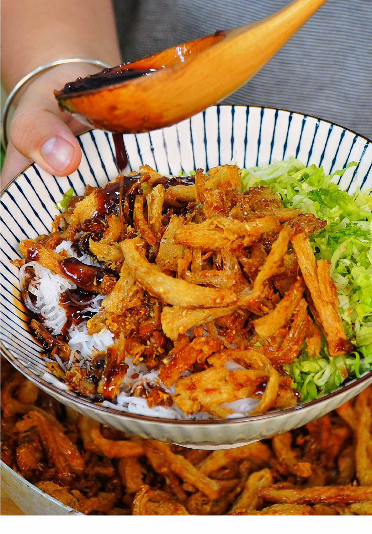 99 ngày 99 món chay , ngày thứ 29 : Sườn Chiên Giòn Rim Nước Tương Sả #binbunne #ancungtiktok #foodfestontiktok #LearnOnTikTok #khainaudochay 