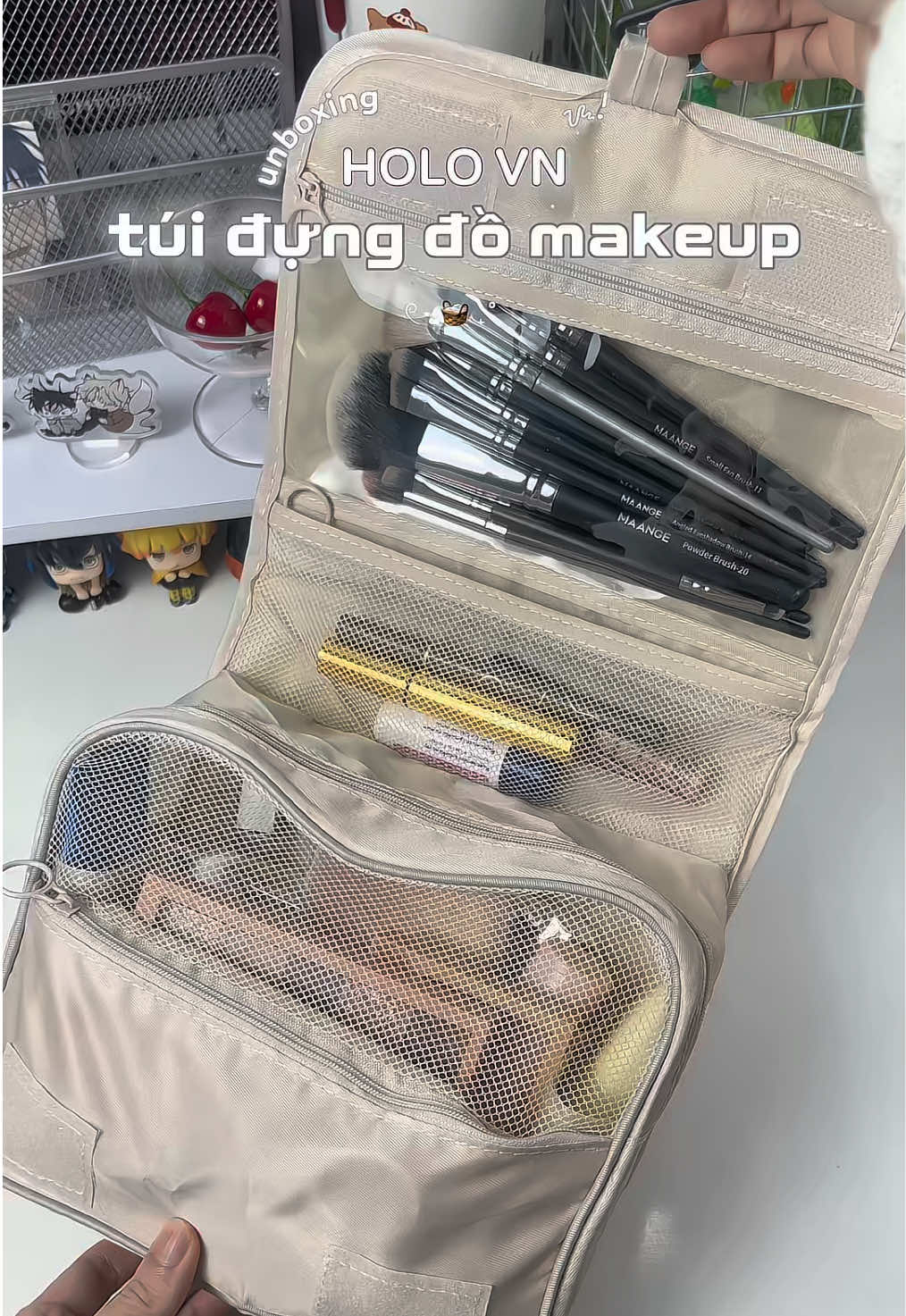 Unbox túi đựng đồ skincare & makeup ✨ #tuidungmypham #makeup #phukien #xuhuong #fyp 
