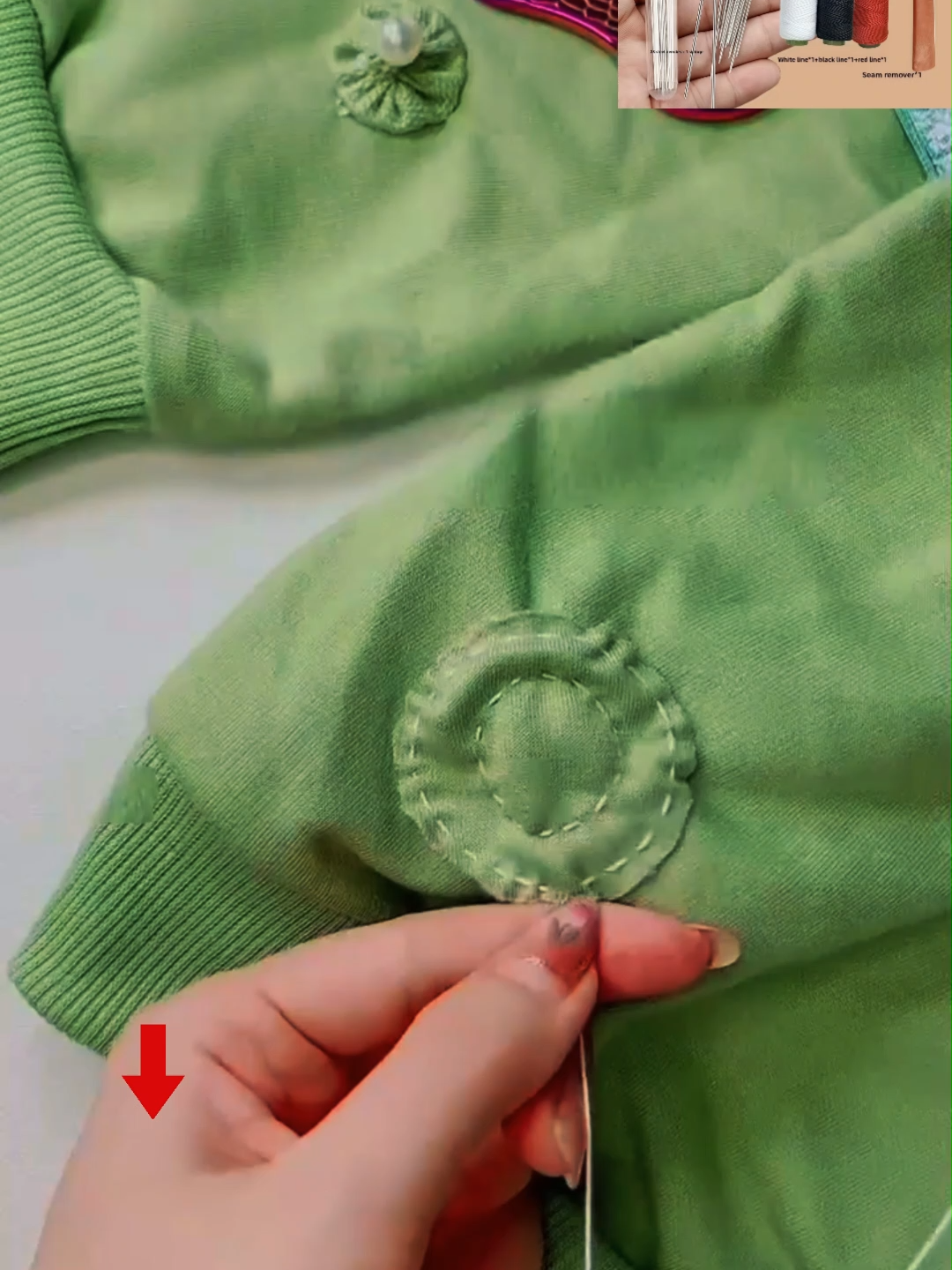 Click on the yellow basket to buy,Sewing Needle Kit,Large Hole N#fyp #foryoupage #tiktokshop #goodthing #Home