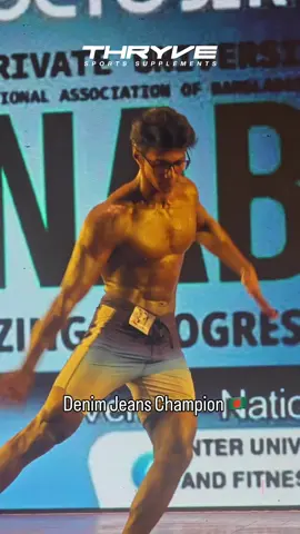 NEW DENIM JEANS CHAMPION 🇧🇩.      #bodybuilding #bodybuildermotivation #foryoupage #Fitness #posing @FUAD SIAM | FITNESS COACH🇧🇩 