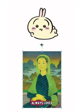 Vẽ Usagi theo tranh “Vietnamese” Mona Lisa - Mai Trung Thứ #usagi #eatalot #digitalart #cute 
