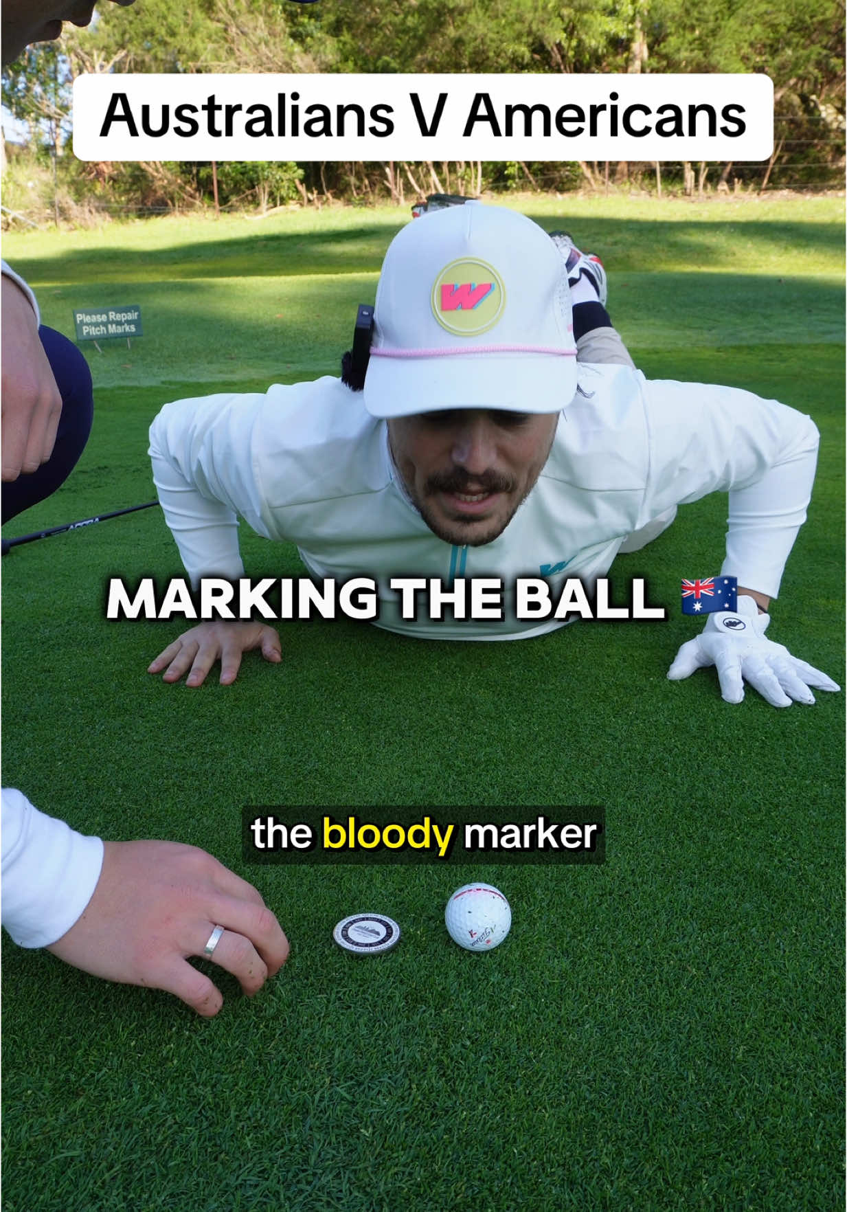 sorry cobber that’s a shot penalty #golf #funny #australia #america #skit #golftiktok #golfswing @GolfSlump 