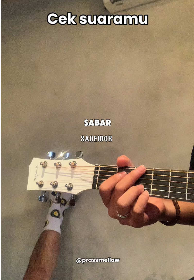 Cek tes suara pake lagu sabar - @Sadewok004 #fypviralシ゚ #sabar #sadewok #request #coverlagu 