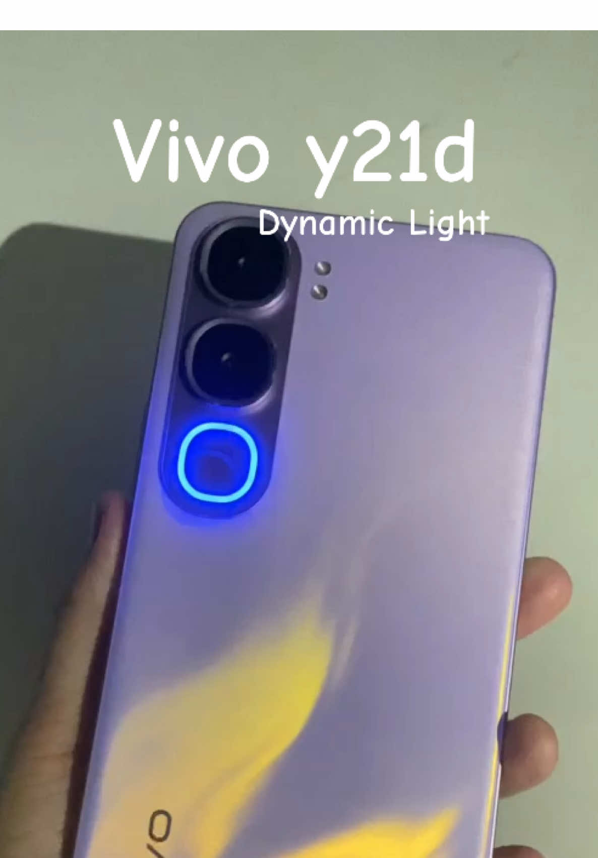 ลูกเล่นไฟกระพริบด้านหลัง vivo y21d #vivo #y21d #vivoy21d #vivothailand 
