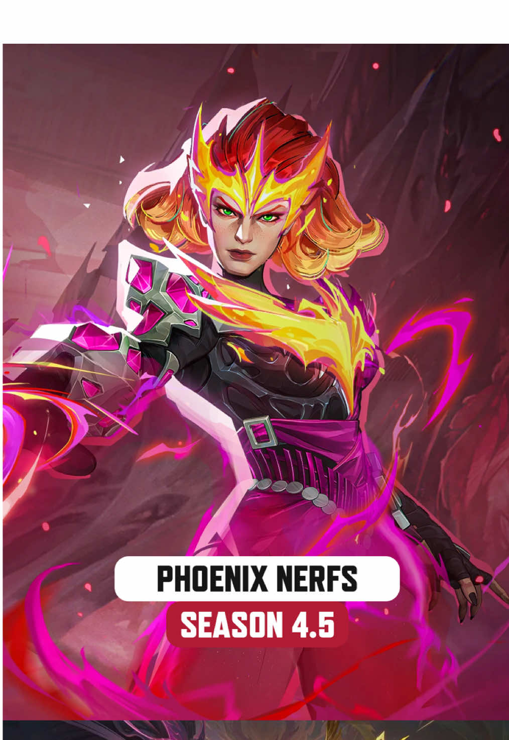 Phoenix nerfs are coming in Season 4.5! 🐦‍🔥 #MarvelRivals #MarvelRivalsPartners  