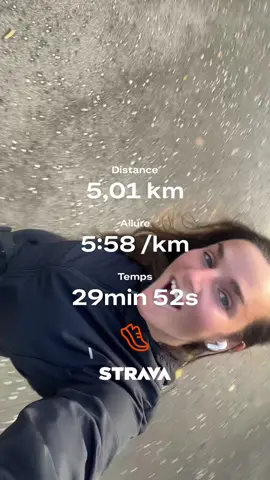 Mon premier 5k sous la barre des 30 minutes 🥹🙏✨  #runninglife #courseàpied #Running #5k 