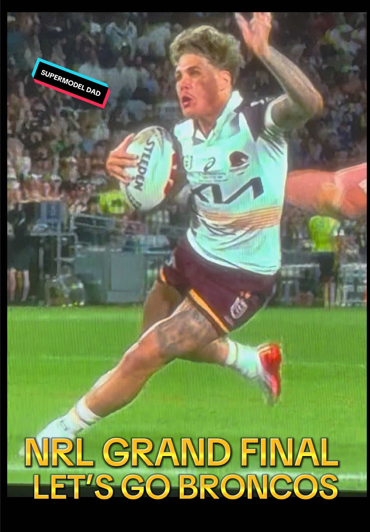 🔥LET’S GO BRONCOS 🔥 HALF TIME 2025 NRL GRAND FINAL SCORE STORM 22 BRONCOS 12 🔥@Brisbane Broncos @Melbourne Storm @NRL #fyp #viral #Love #nrl #funny 