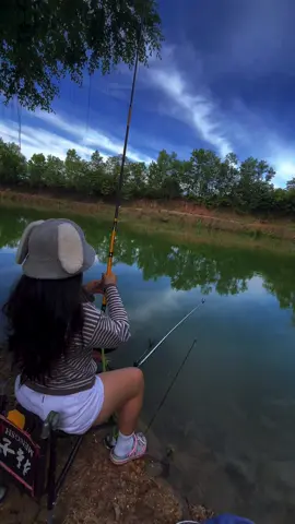 View này trông đẹp quá…cơ mà đẹp thì đi đôi với móm 😅🤭🙈#tayninh #fishing #cauca #canthucaudai @tyra2592000 