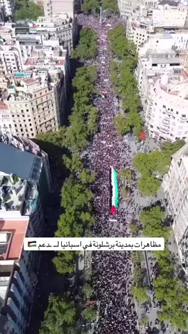 جمهور برشلونة يدعم اخواتنا في فلسطين 🇵🇸♥#برشلونة #فلسطين 