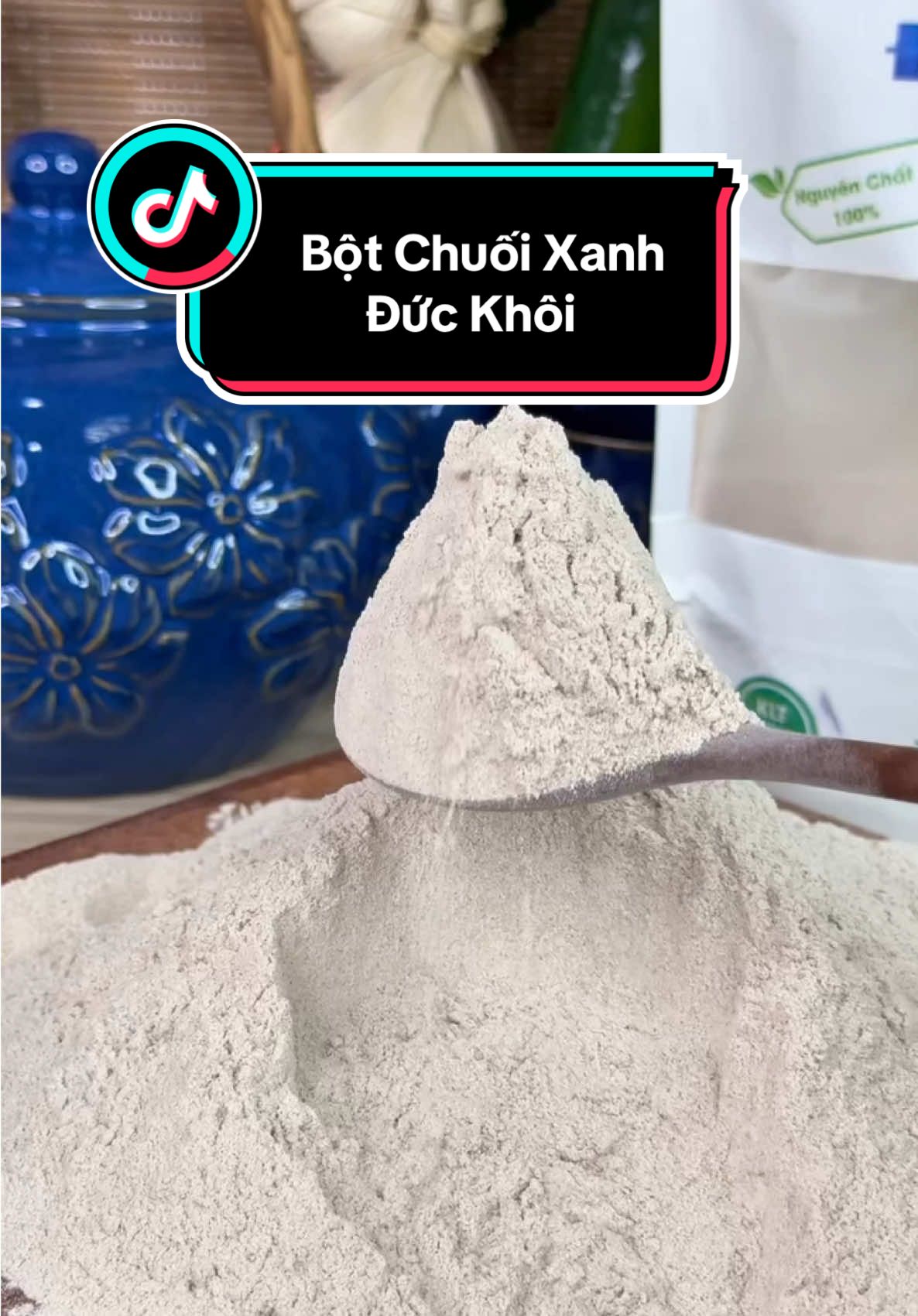 Uống bột chuối xanh mỗi ngày hỗ trợ tiêu hóa tốt cho dạ dày nữa đó cả nhà #vochongnhathuong #rivew #botchuoixanh #duckhoi 