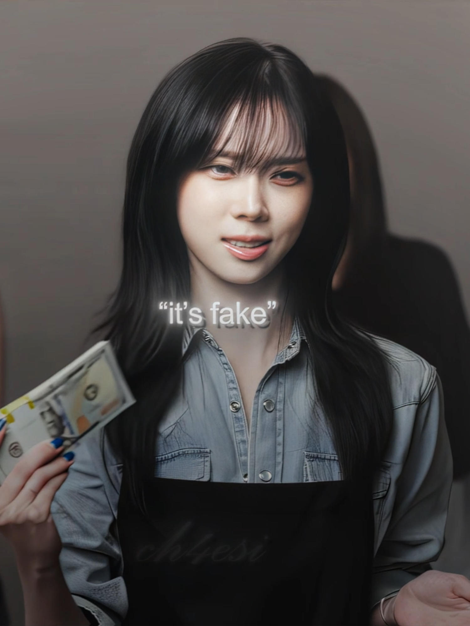 haha no the fake one #winter #aespa #kpopedit #fyp #jangmisq  original content edit aespa winter fake everything