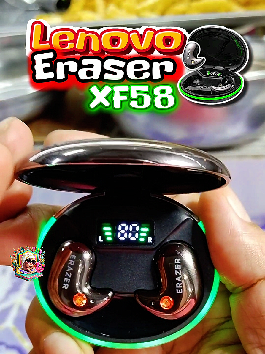 หูฟังบลูทูธใส่นอน AI อัจฉริยะแปลภาษา 134 ภาษา Lenovo Eraser XF 58#หูฟังบลูทูธ #หูฟังแปลภาษา #หูฟังใส่นอน #EraserXF58 #ของดีบอกต่อ 