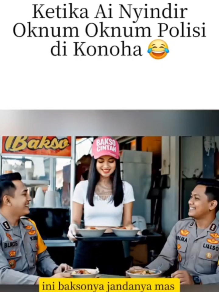 Beginilah jika Ai nyindir oknum polisi #ai #kritiksosial #veo3