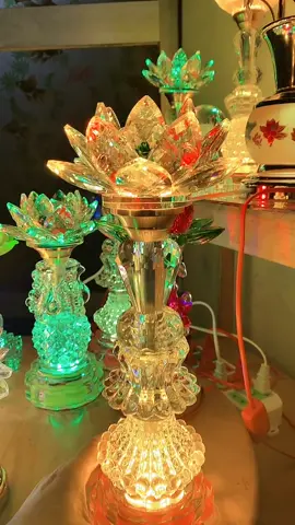 #dentho #đèn thờ pha Lê hoa sen led vàng là vật phẩm Ko thể thiếu trong không gian thờ cúng mang lại sự may mắn bình an và thu hút tài Lộc #shopdenthophale #tiepthilienkettikokshop #xuhuongtiktok 