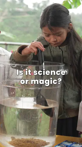 Science that works like magic! 🧪✨ Watch this small but mighty P&G Purifier of Water packet change the water … and children's lives around the world. 🌍💧💙 #PowerOfCleanWater #PGInnovation