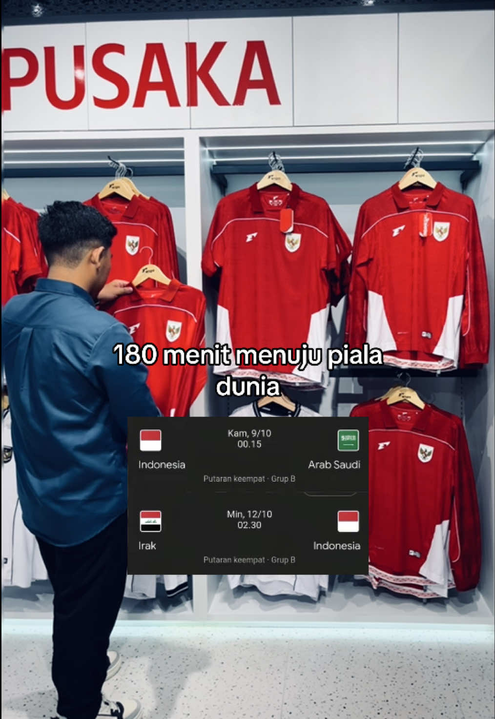 mudahkanlah negara gila bola ini lolos piala dunia ya Allah🤲🥺 #180menitmenujupildun #timnasindonesia #pialadunia2026 #timnasindonesia🇮🇩 