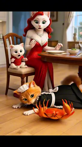 Her kindness was repaid with a real heart#cat #aicat #fyp #catoftiktok #Orangecat 