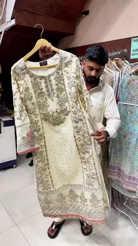 Nikah article organza ❤️ Ready to wear only one color  All sizes available visit liberty fashion lhr Order on WhatsApp 03010679804 #trendy #weddingdress #viralvideo1million #explore #Libertyfashion 