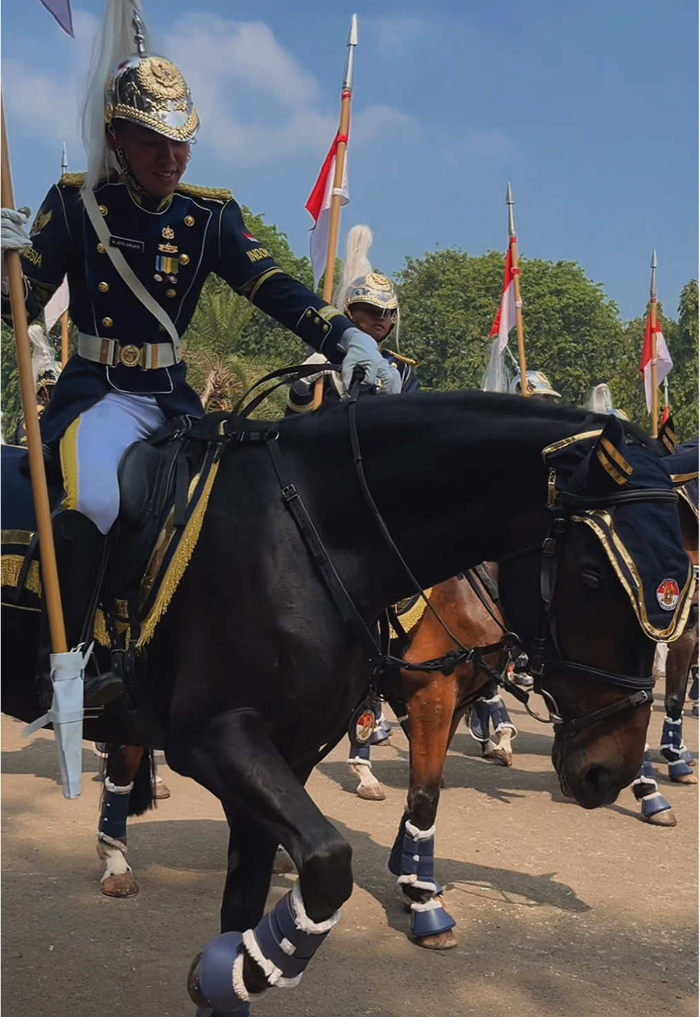 Berasa di drakor” #huttni80 #kuda #monas #huttni #05oktober2025 itu namanya bang jefri