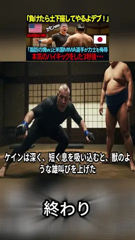 「負けたら土下座で謝ってやるよ！」アメリカ総合格闘技の怪物が日本の力士をただの脂肪の塊と見下した末路、、、【海外の反応】終わり