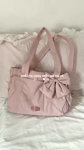 Túi nơ xinh 🎀✨ #ninioutfit #tuitote #bagsmart #pinkbag 