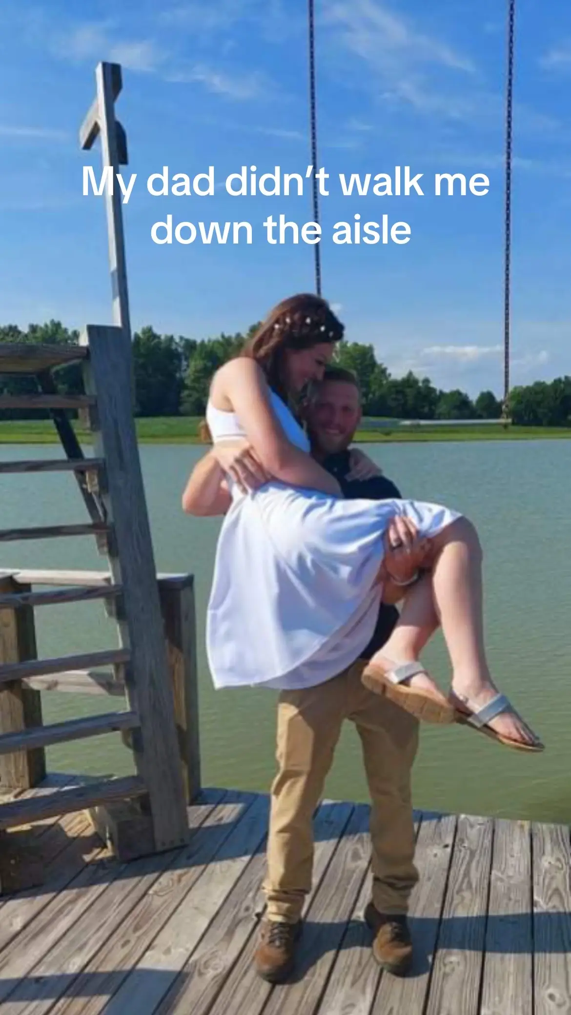 Not having my dad at my wedding was hard but having a bonus son step up was the best thing I could have asked for. He was 3 at the time and didn’t even hesitate. I love you Hudson 🖤#fyp #recoverymomma #bonusmom #weddingday 