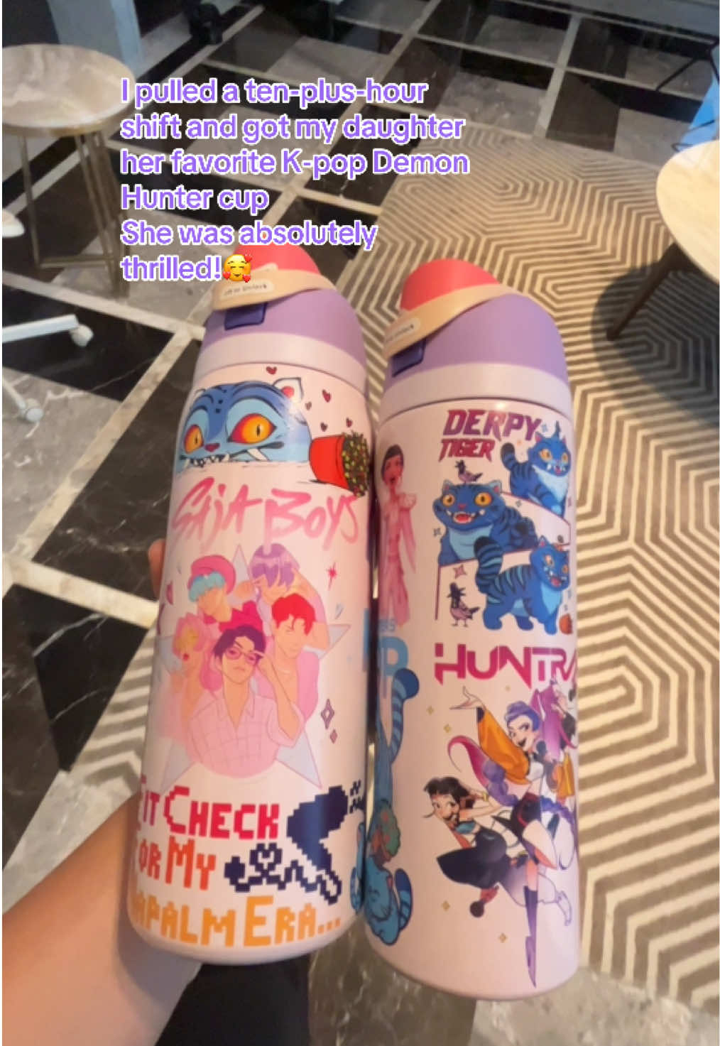 Cute cup!!#tumbler #kpopdemonhunters #bottle #tiktokshop #tiktokshopfalldealsforyou 