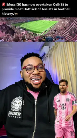 Messi now has the Most HATRICK of Assists in football history  #messi #intermiami #MLS #ruleyourkingdom 