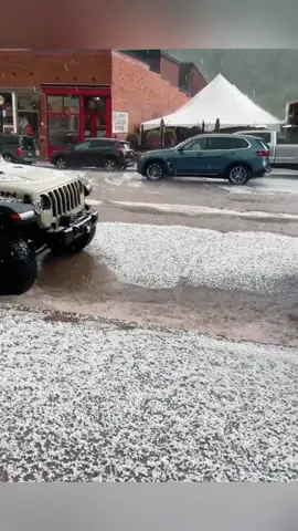 Hail attack#disaster #usa🇺🇸 #weather #fyp #hail 