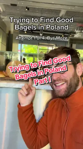 on a bagel diplomacy mission in Warsaw #bagel #bageltok #poland #warsaw #newyork 