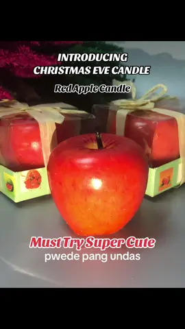 INTRODUCING CHRISTMAS EVE CANDLE RED APPLE CANDLE#candle #redapplecandle#decoration #affiliate 