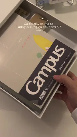 Cái này là giấy kiểm tra in sẵn dạng xé của nhà Crabit kết hợp với Kokuyo Campus mà ta. Tưởng ai cũng có chứ tarrr #giaykiemtra #crabit #campus #vanphongpham #xh 