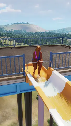 they should build this in real life #fyp #waterslide #fun #enjoy #foryoupage 