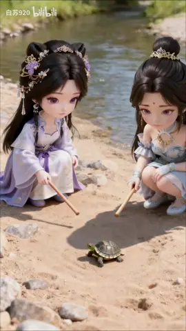 Tiểu Thiền Thiền rủ Tiểu Nguyệt Thiền đi câu cá nè#donghuaedit #donghua_anime #chibi #fyp