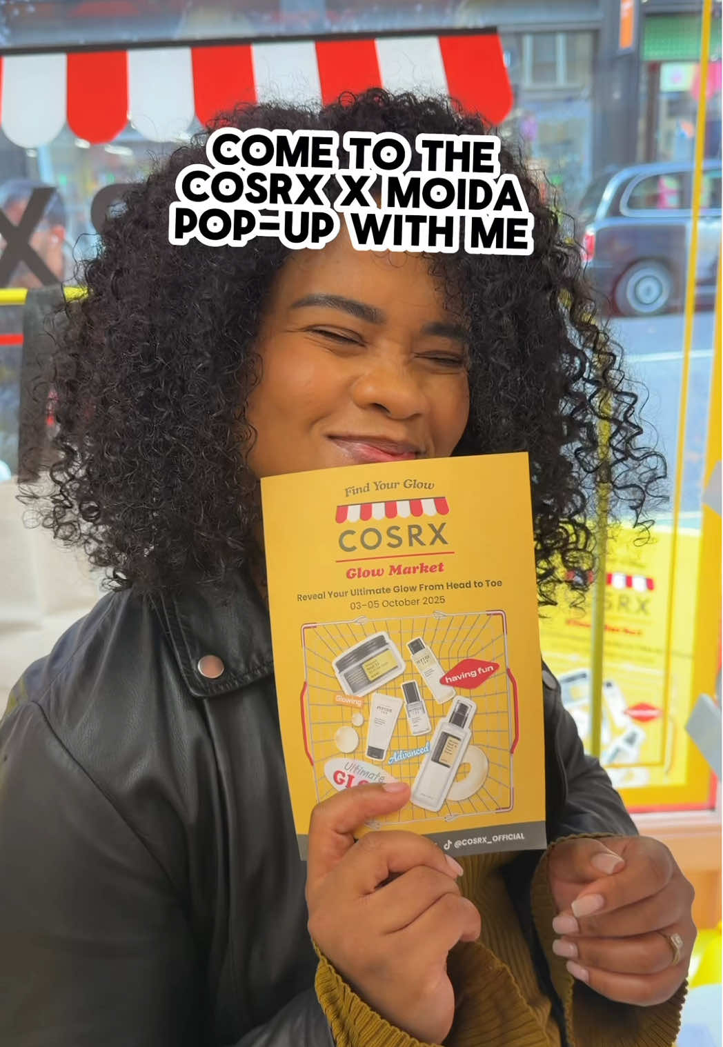 Pop to the @COSRX Official x @moida_uk London Pop-Up with me ✨ The space was filled with viral K-Beauty favourites, friendly faces, and all the glowy skincare vibes you could imagine 💧 Tried the Advanced Snail Line and Peptide-132 Haircare, restocked my hair serum, and had the best time connecting with the brand 🩵 #cosrx #kbeauty #kbeautystore #skincare #londonevents 