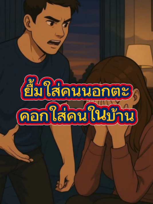 #ยิ้มใส่คนนอก​ #ตะคอกใส่คนในบ้าน #ความรู้สึก #คนใกล้ตัว 