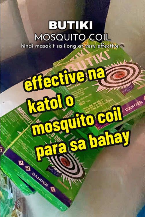 ang dami ko ng binili mga mii, dahil heto lang yung katol na sobrang effective sakin, nakakapatay talaga ng mga lamok at iba pang mga insecto✨💯 #butikikatol #katol #mosquitocoil #mosquitorepellant #mosquitokiller 