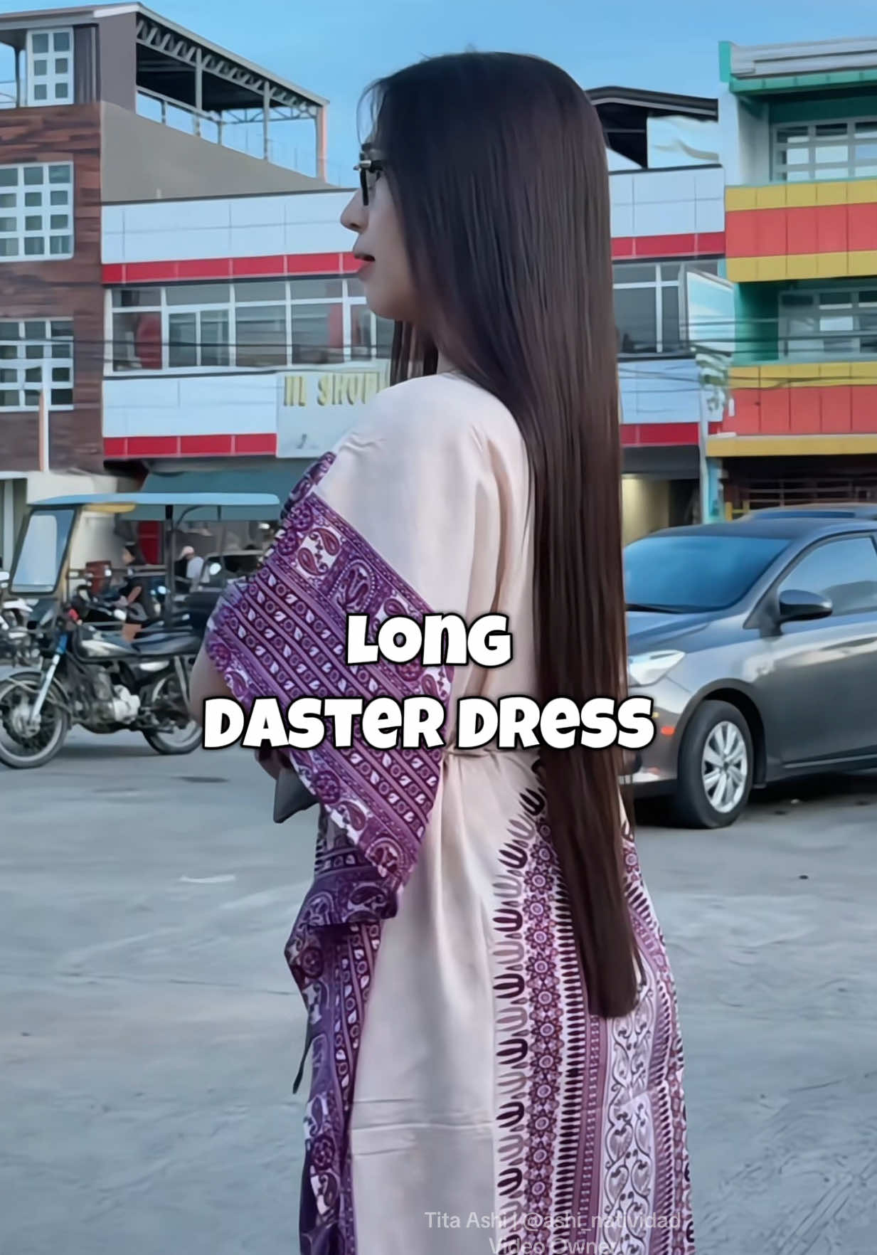Simpleng daster lang pero lakas makasosyal at ganda! #longdaster #daster #dasterdress #dasterkaftan #kaftan 