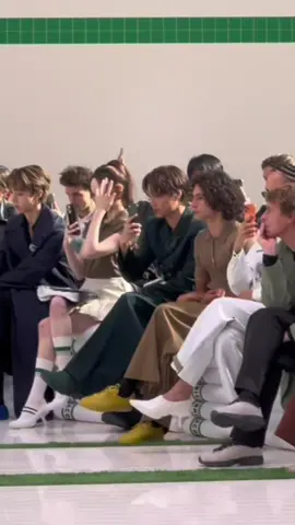 I can't believe he's real #KAIxLacosteSS26 #PFW #ParisFashionWeek #KAIxLacoste #KAI  @Lacoste 