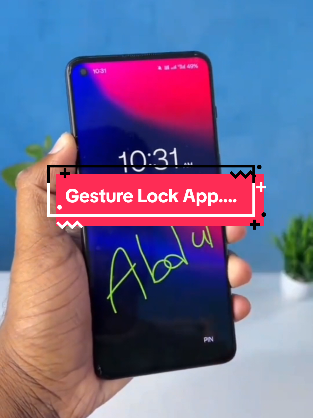 gesture lock app.....Follow Like Share Copylink🙏 #gesture #lock #app @ORO TECH📱 