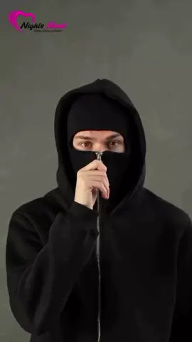 Ninja Balaclava hoodie #nightneed 